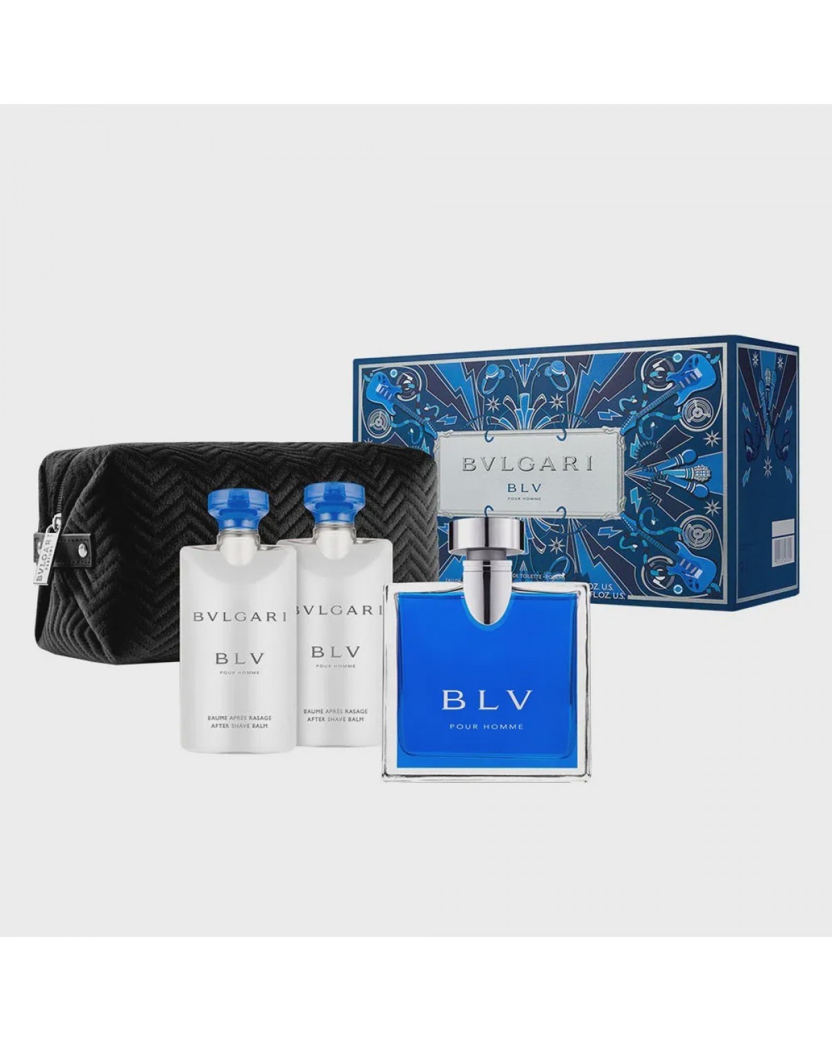 Bvlgari BLV Pour Homme Kit – Perfume Masculino EDT + Pós Barba + Necessáire