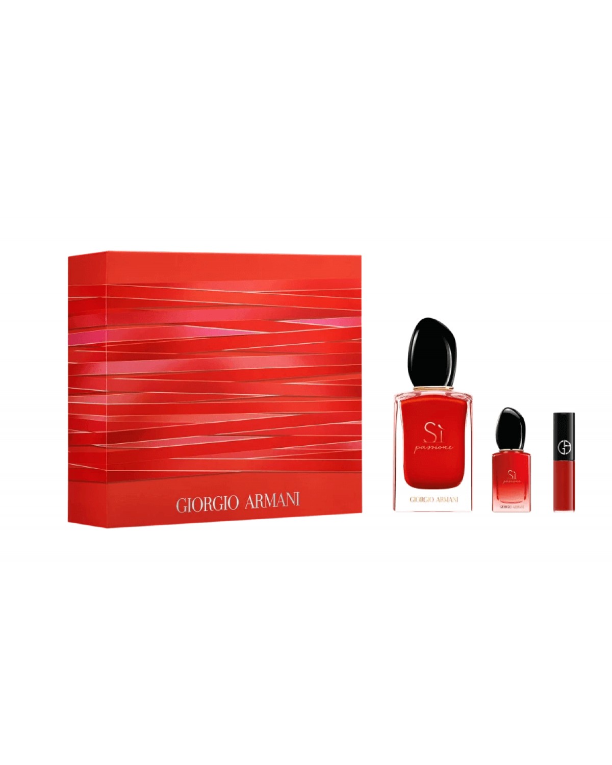 Giorgio Armani Sì Passione Kit – Perfume Feminino EDP + Batom Líquido + Miniatura