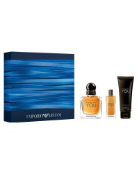 Stronger with You He Giorgio Armani Kit - EDT 50ml + Gel de Barbear + Mini